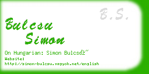bulcsu simon business card